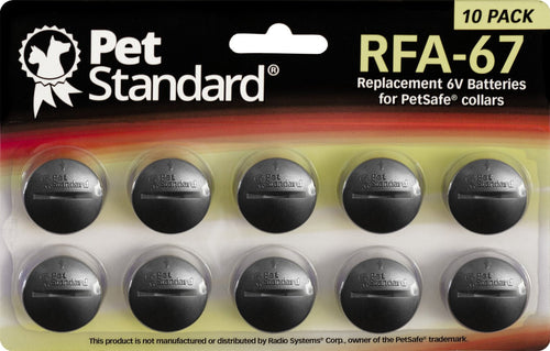 PetStandard Replacement Batteries for PetSafe RFA-67 (Pack of 10)